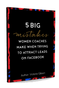 Having trouble attracting coaching leads on Facebook? I’m sure you already know other women who are building a solid catching business on Facebook, so why haven’t you cracked the code yet? Well, I’ve created an amazing FREE guide to the Top 5 Mistakes Women Coaches Make When Trying to Attract Leads on Facebook - click through to enjoy your free download. 